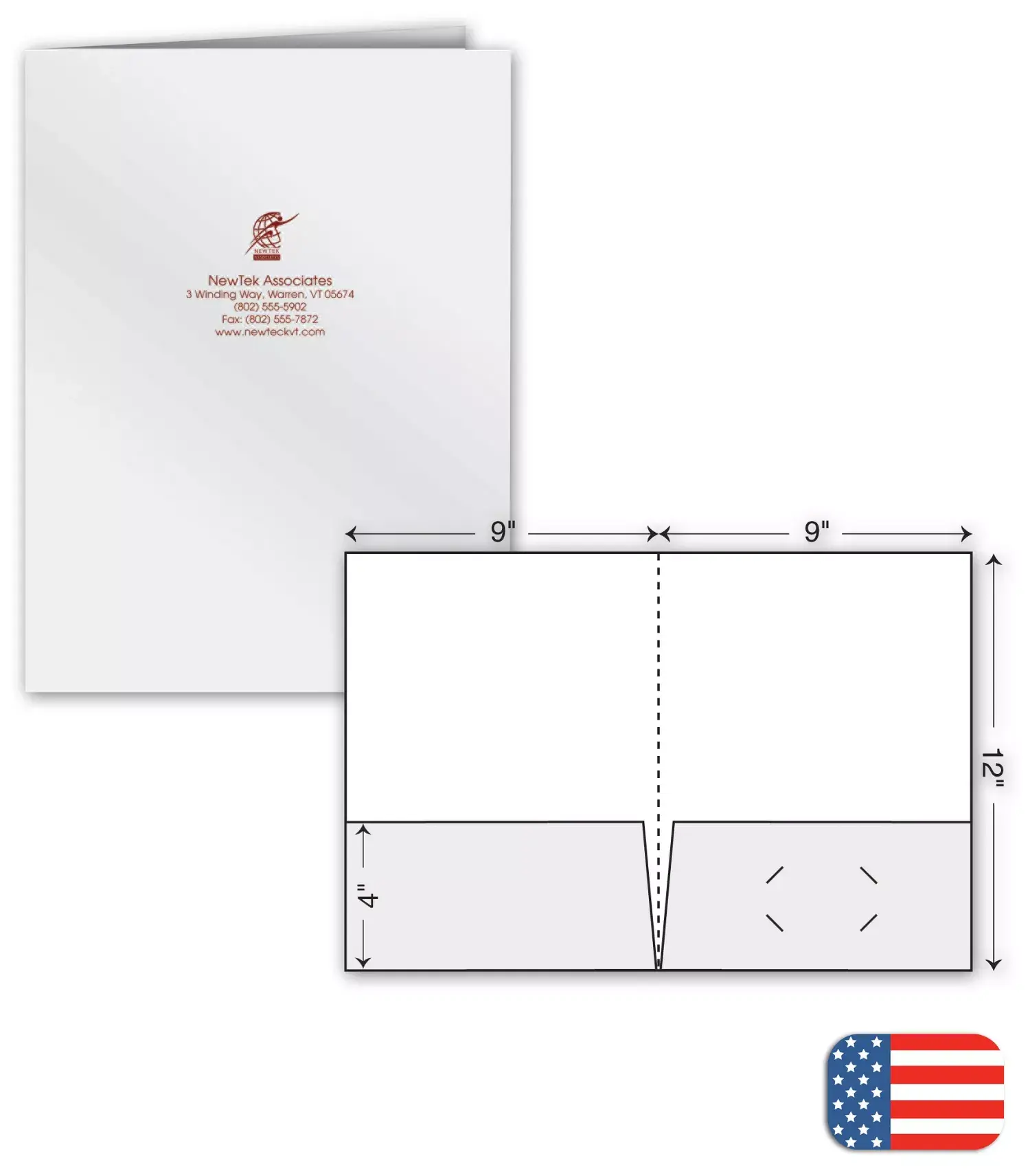 Custom Printed Presentation Folders