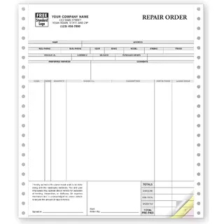 Continuous Custom Repair Orders