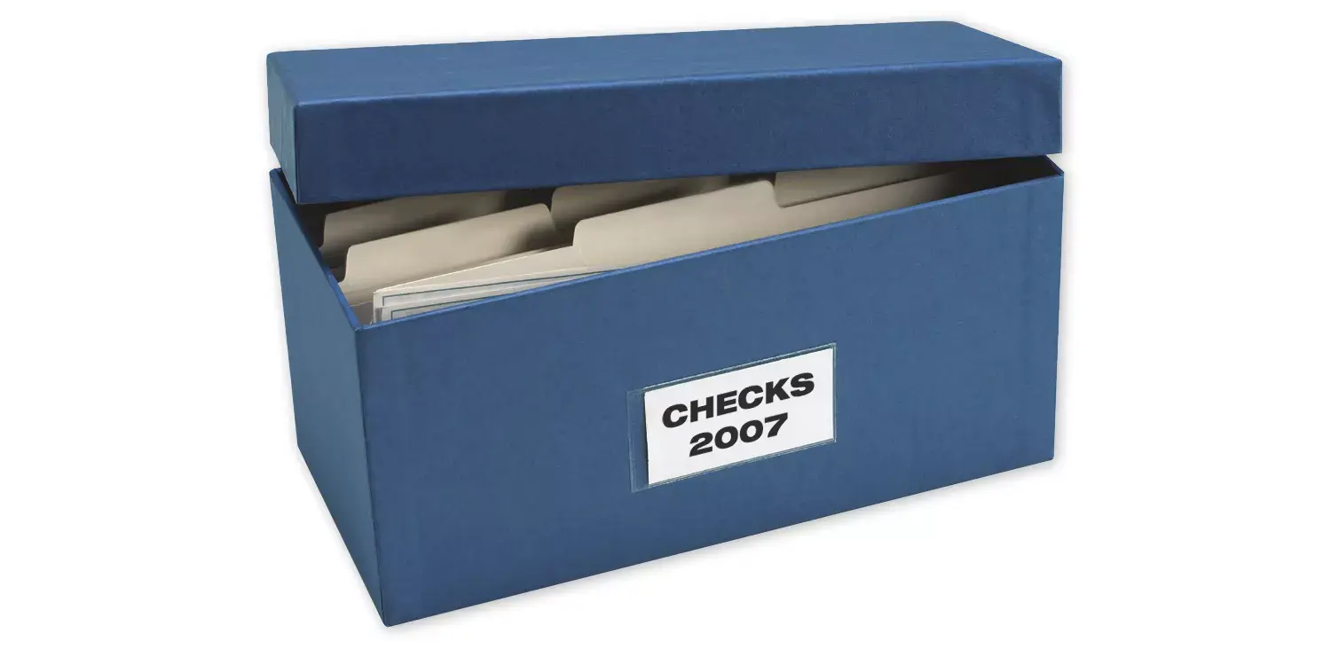 Check Storage Box