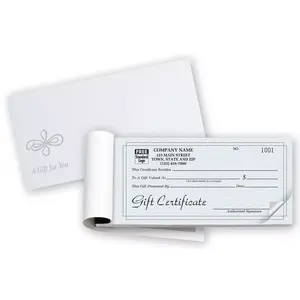 Gift Certificate Books- Contemporary