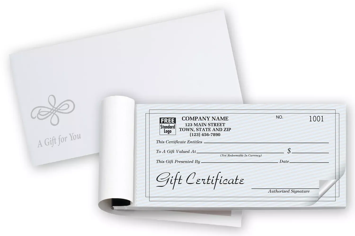 Gift Certificate Books- Contemporary