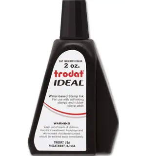 Ink Refill Bottle for Self-Inking Stamps - Black