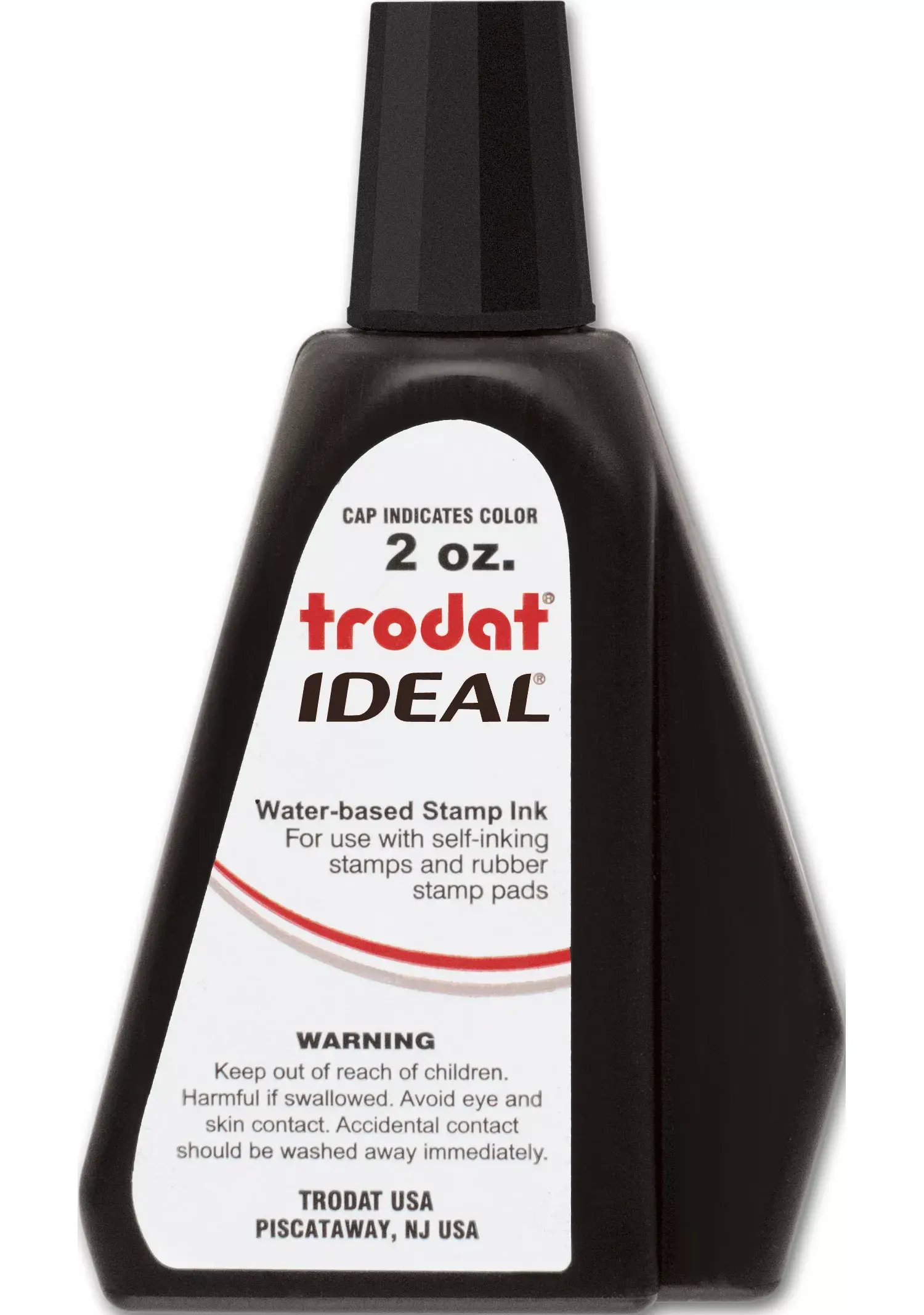 Ink Refill Bottle for Self-Inking Stamps - Black