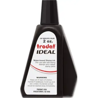 Ink Refill Bottle for Self-Inking Stamps - Black