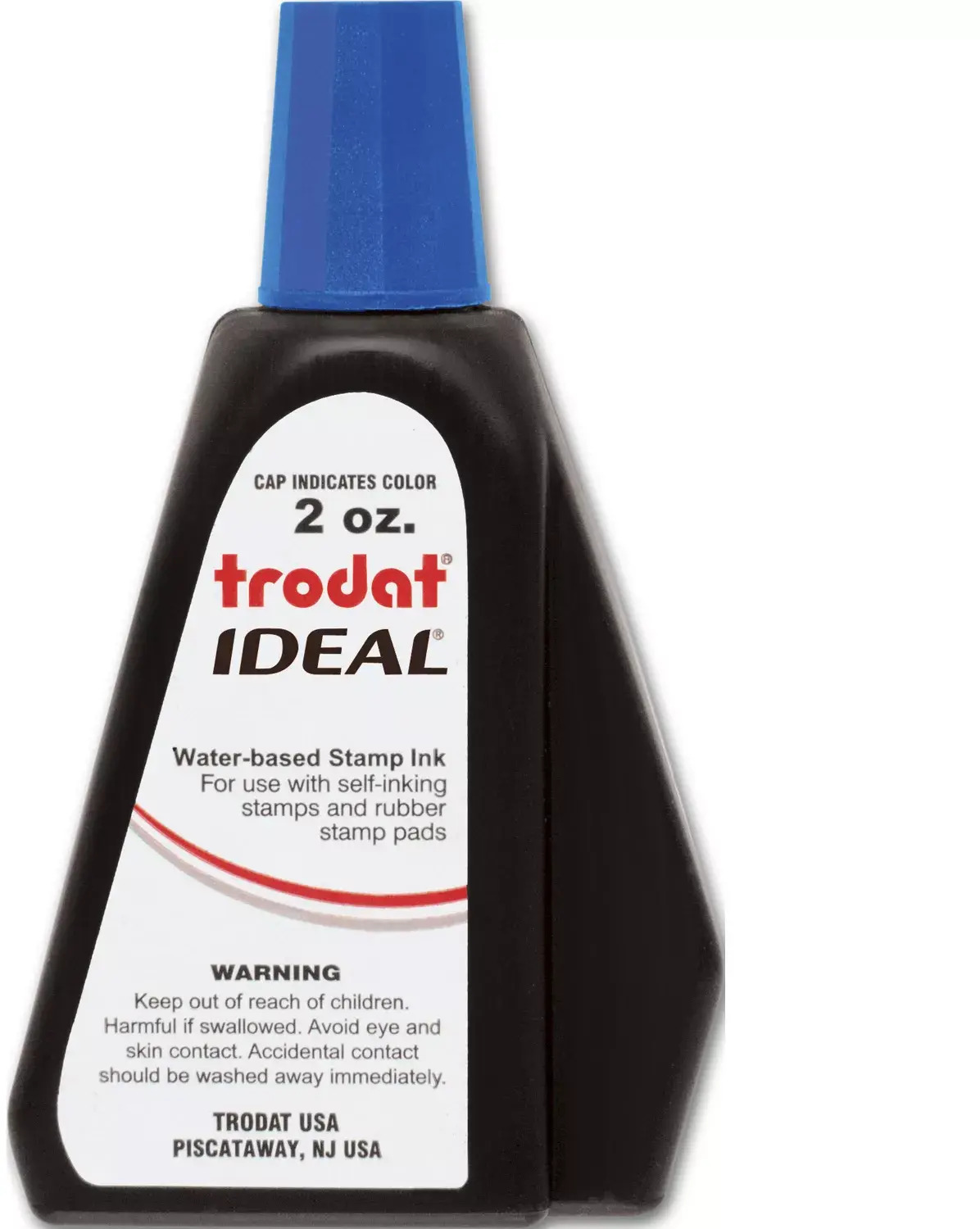 Ink Refill Bottle for Self-Inking Stamps - Blue