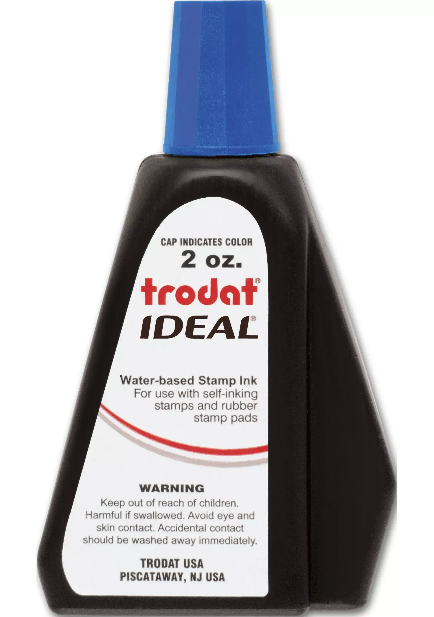 Ink Refill Bottle for Self-Inking Stamps - Blue