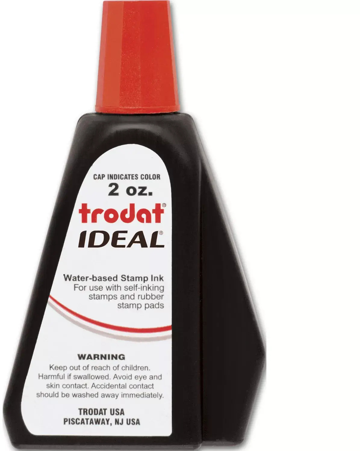 Ink Refill Bottle for Self-Inking Stamps - Red