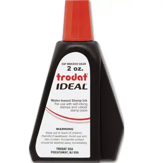 Ink Refill Bottle for Self-Inking Stamps - Red
