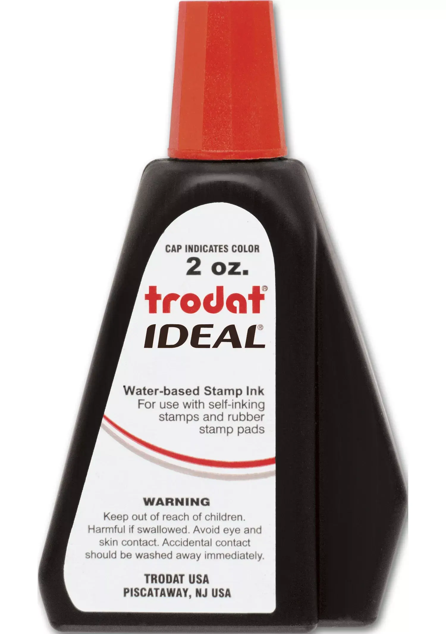 Ink Refill Bottle for Self-Inking Stamps - Red