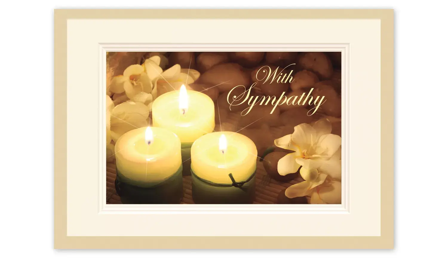 Candle Sympathy Card
