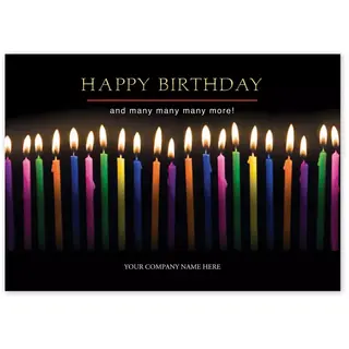Joyful Candles Birthday Card