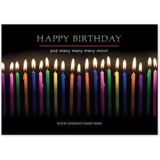 Joyful Candles Birthday Card
