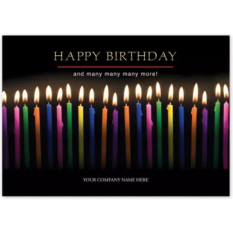 Joyful Candles Birthday Card