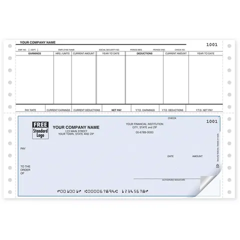 Tractor Feed Peachtree Payroll Checks