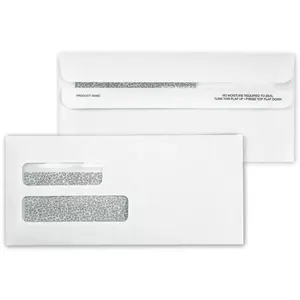 Self-Seal Confidential Dual Window Envelopes