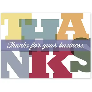 Monumental Thanks Thank You Card