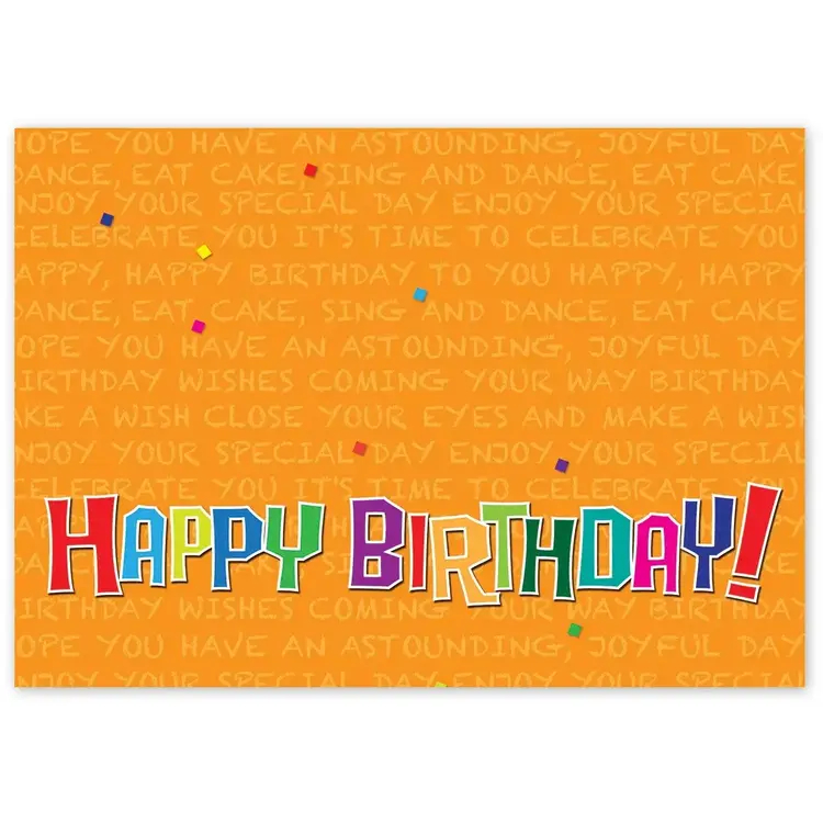 Happy Birthday Greeting Card Printing