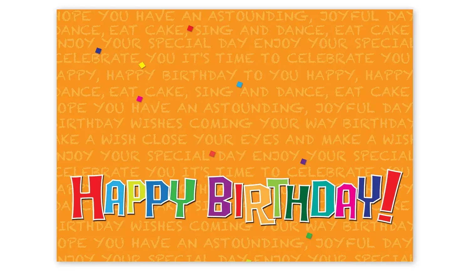Happy Birthday Greeting Card Printing