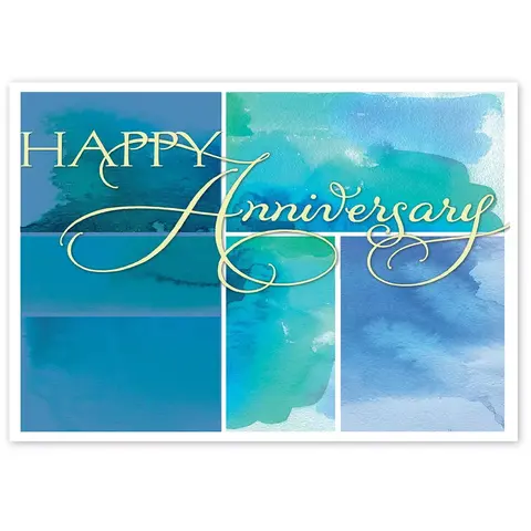 Watercolor Wish Anniversary Card