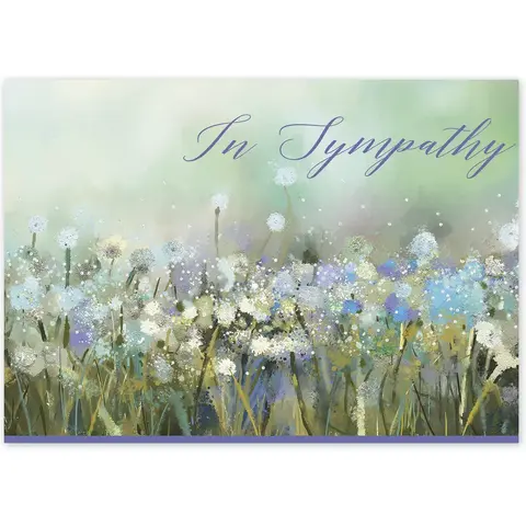 Nature's Bouquet Sympathy Card