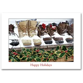 H57006, Contractor Holiday Cards - Snow Boots