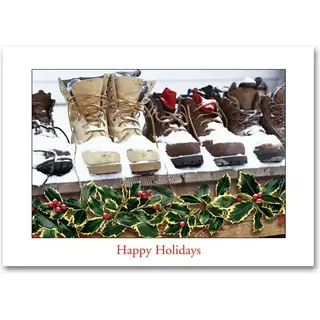 H57006, Contractor Holiday Cards - Snow Boots