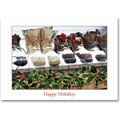 H57006, Contractor Holiday Cards - Snow Boots