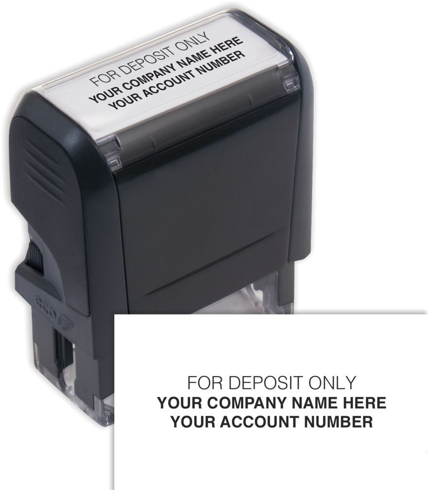 102170B, Endorsement Stamp - Self-Inking , Custom Layout