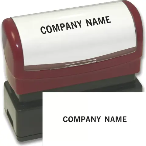 1132319, 1 Line Custom Stamp - Pre-Inked Stamp