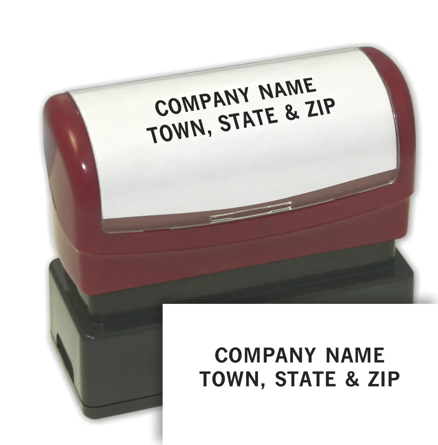 1132336, 2 Line Custom Stamp - Pre-Inked Stamp