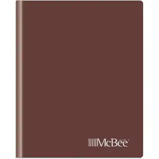 Close-up of the Compact One-Write Check Book Cover, showing the durable vinyl texture.
