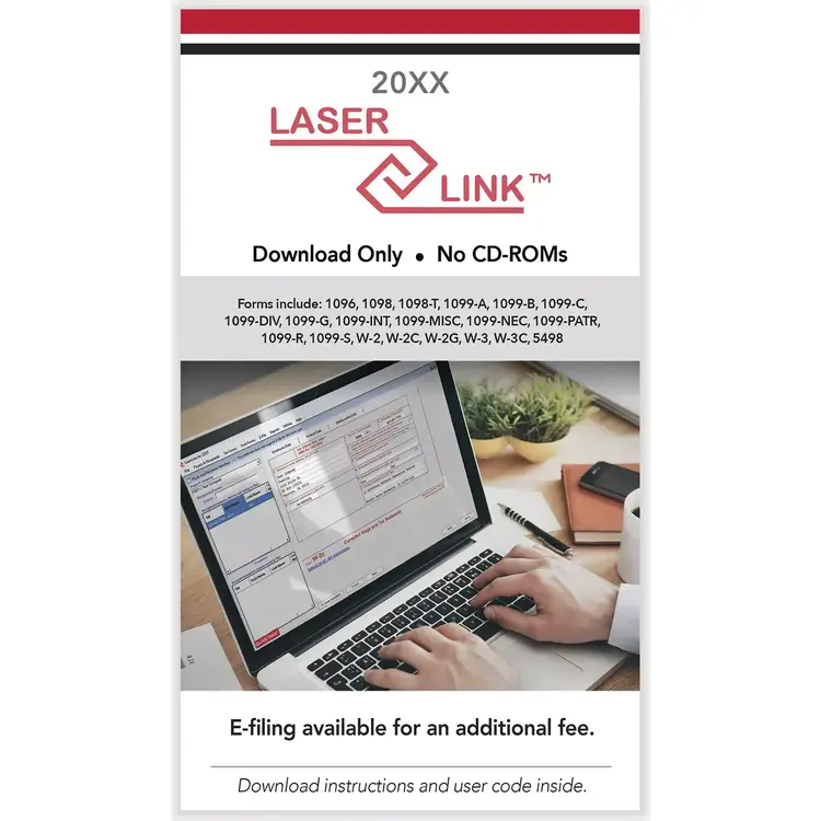 Tax Preparation Software - Laser Link for Windows