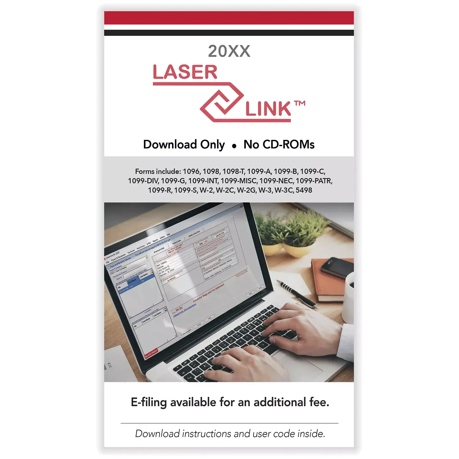 Tax Preparation Software - Laser Link for Windows