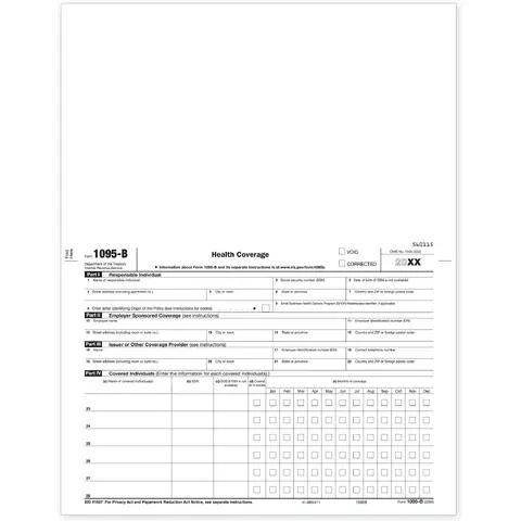 Laser 1095B ACA Health Coverage
