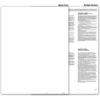 Blank 1099 Tax Forms, Multiple Backers - Federal Copy A