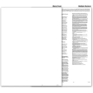 Blank 1099 Tax Forms - Multiple Backers, Recipient Copy B