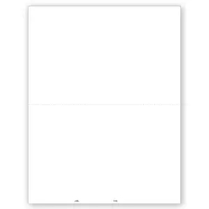 Blank Laser 1099-MISC Tax Forms with Backer