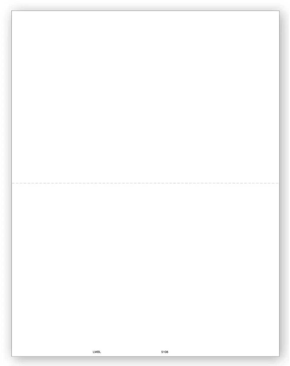 Blank Laser 1099-MISC Tax Forms with Backer