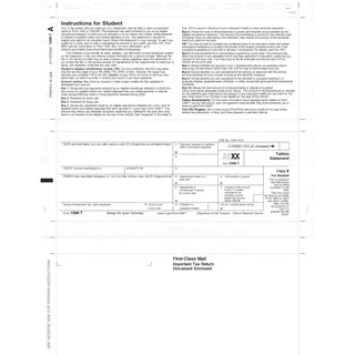Laser 1098-T Tax Forms - Student Copy B, Pressure Seal