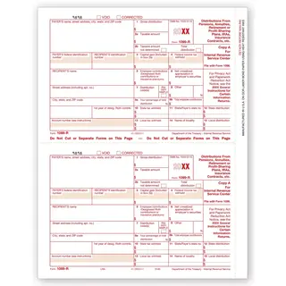 Laser 1099-R Tax Forms - Federal Copy A