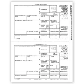 Laser 1099-R Tax Forms - Recipient/State/City/Local Copy C