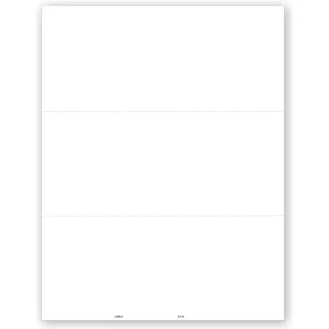 Blank Laser 1099 Tax Forms, 3-Up