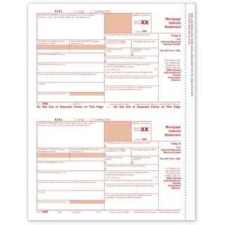 Laser 1098 Tax Forms - Federal Copy A