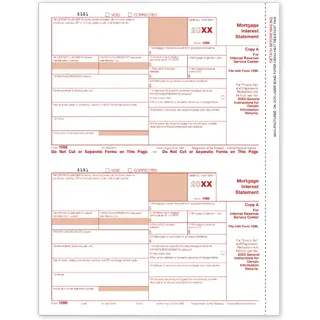 Laser 1098 Tax Forms - Federal Copy A