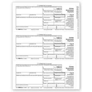 Laser 1099-G Tax Forms - Recipient Copy B
