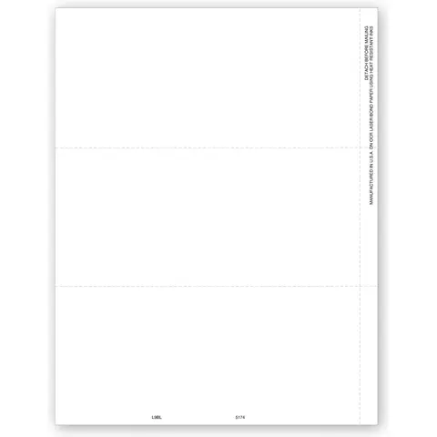Blank 1099 Tax Forms, 3-Up
