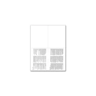 Blank Laser 1099-R Tax Forms - Copy B & C Backers, 4 Up