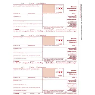 Laser 1098-E Tax Forms - Federal Copy A