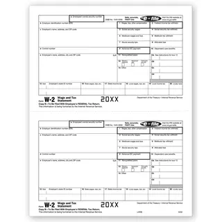Laser W-2 Tax Forms - Employee Copy B