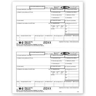 Laser W-2 Tax Forms - Employee Copy B